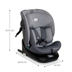 KINDERKRAFT AUTOSJEDISTE I-GROW I-SIZE 40-150 CM GREY - Img 7