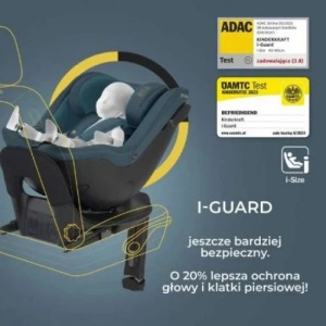 KINDERKRAFT AUTOSJEDIŠTE I - GUARD PRO 61-105CM CHERRY - Img 3