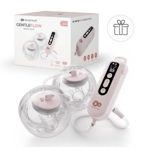 KINDERKRAFT DUPLA ELEKTRIČNA PUMPICA ZA GRUDI GENTLEFLOW PINK - Img 9
