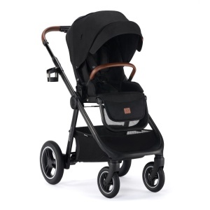 KINDERKRAFT EVERYDAY KOLICA ZA BEBE SET 2U1 BLACK - Img 5