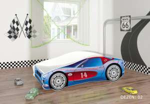KREVET ZA DJECU AUTOMOBIL 140x70cm - 02
