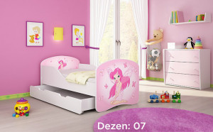 KREVET ZA DJECU SA DODATNOM FIOKOM 140x70 ACMA 1 - 07