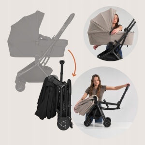 Lionelo Sia Flex – kolica 2u1 Black Onyx - Img 6