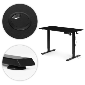 Podesivi Electric sto 120x60 cm podesavanje visine 72–117 cm Black ModernHome - Img 10