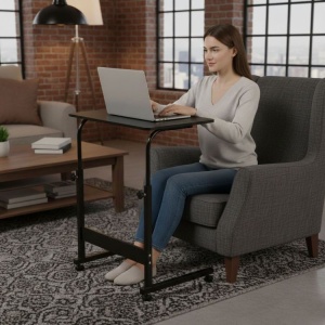 Prenosivi pomoćni sto za laptop, crni – ModernHome - Img 3