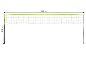 Sklopiva sportska mreža 600×240 cm za odbojku i badminton – MOVEPRO - Img 7