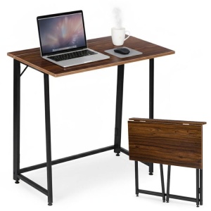 Sklopivi sto za kompjuter 80x45 cm Laptop Table Dark wood ModernHome