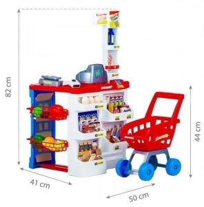 Supermarket štand za djecu sa kasirom, vagom i skenerom - Img 4