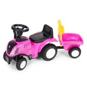 TRAKTOR SA PRIKOLICOM PINK ECOTOYS - Img 4