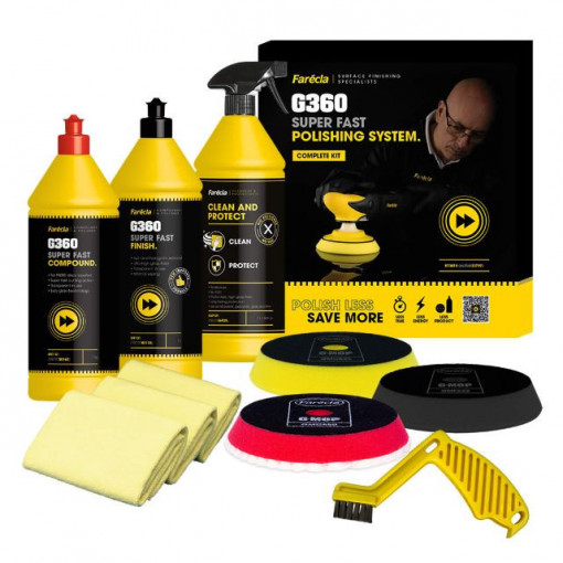 FARECLA G360 SUPER FAST POLISHING SYSTEM - COMPLETE KIT, KT3018
