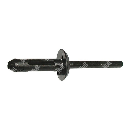 RIVIT POPNIT TRIPLASTIV NEGRU 4.8*18 PLASTIC/PLASTIC