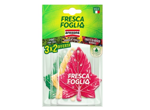 AREXONS ODORIZANT OGLINDA CLASIC VANILIE, PIN SI FRUCTE DE PADURE SET 3BC