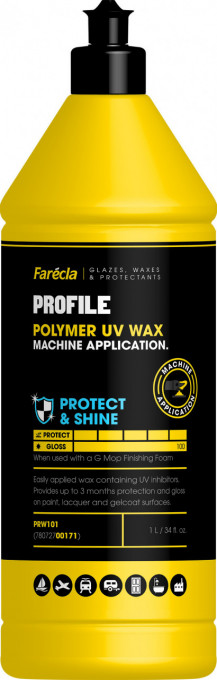 FARECLA PROFILE POLYMER UV WAX MACHINE APPLICATION 1L, PRW101