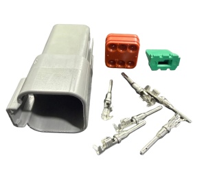 Conector auto Deutsch DTP, tata, 6 pini - Img 2