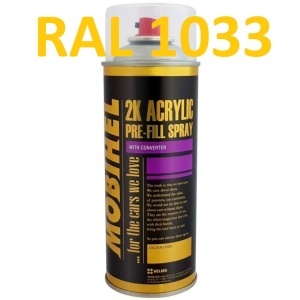 Mobihel Spray 2k fill - GRAVIHEL RAL 1033 lucios