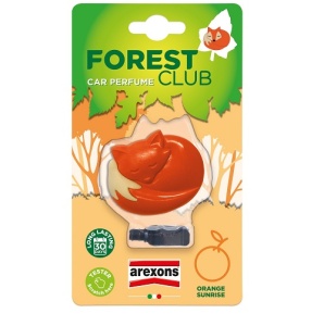 Odorizant AREXONS, prindere grila, Forest Club & frends, forma de Vulpe, Orange
