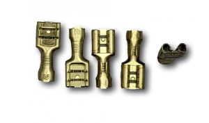 Papuc auto cupru, neizolat, mama, latime 6,3mm, pentru fir de 1,5mm2 - 100buc/set - Img 4