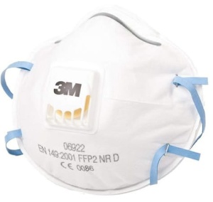 3M Semimască cu supapă FFP2, masca praf 3M6922