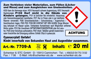 Adeziv STC cianoacrilat instant pentru plastic 20ml - Img 2
