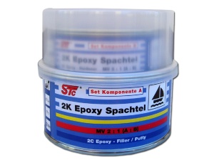 Chit Epoxy STC, 2K, pentru reparatii fibra de sticla, 600g | - Img 2