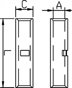 Conector neizolat cupru electrolitic, 25mm lungime, pentru fir de 6 mmp, set 100 bucati - Img 3