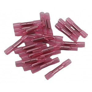 Conector termocontractabil cu adeziv, sertizabil, rosu, 1,5mmp - 7931100302 - 100buc/set - Img 1