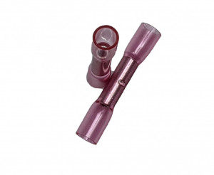 Conector termocontractabil cu adeziv, sertizabil, rosu, 1,5mmp - 7931100302 - 100buc/set - Img 3