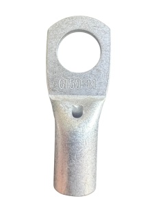 GT50 - Papuc cupru electrolitic neizolat, cu gaura, pentru fir de 50mmp (Sectiune cablu / Ø gaura: 50mmp / Ø14)