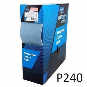 Norton Pro Plus A975 P240, rola burete abraziv pretaiat, 115mm x 25m - Img 1