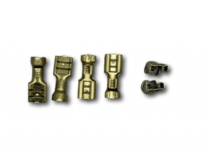 Papuc auto cupru, neizolat, mama, latime 6,3mm, pentru fir de 2,5mm2 - 100buc/set - Img 3