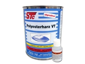 Rasina VT poliesterica STC pentru laminare fara stiren 1l cu intaritor 25ml
