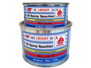 Set Chit Epoxy light STC (boat filler), 2K, pentru reparatii, 480g / 800ml