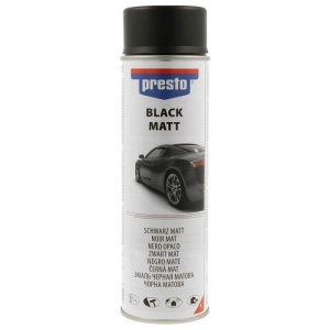 Spreay vopsea negru mat 500ml | PRESTO