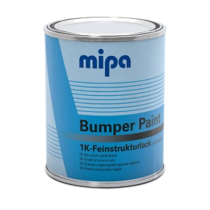 Vopsea MIPA BUMPER PAINT, structura culoare neagra, 1K, 1L