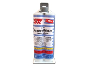 Adeziv STC pentru lipit plastic PUR 2K 1min, tub dublu 50g