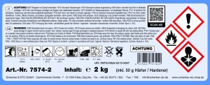 Chit auto STC standard 2K culoare Bej, 2kg - Img 3