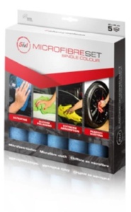 Laveta SERWO din microfibra albastra, pentru polishat, set 5 bc 40x40cm, 260g/m²