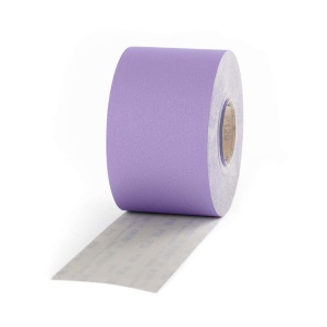 Rola abraziva SMIRDEX, granulatie P150, prindere velcro, granula ceramica, mov, 70mm*25m