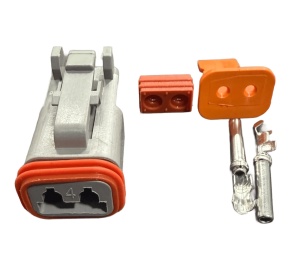 Conector auto Deutsch DT, mama, 2 pini - Img 2