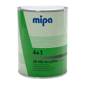 MIPA ACRILFILLER 4+1 NEGRU 3L