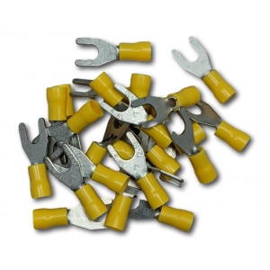 Papuc auto izolat furca tip AU 6 pentru surub de 5 - 100buc/set
