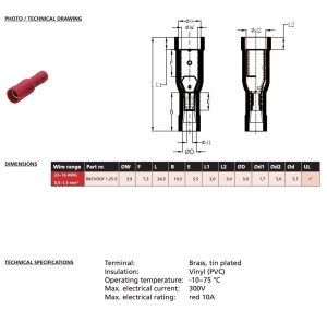 Papuc auto izolat tip bullet mama tip ACH 1,5- 100buc/set - Img 5