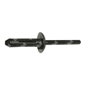 RIVIT POPNIT TRIPLASTIV NEGRU 4.8*18 PLASTIC/PLASTIC - Img 1