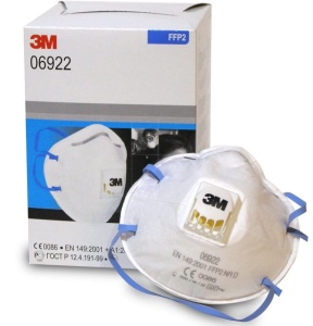 3M Semimască cu supapă FFP2, masca praf 3M6922 - Img 2