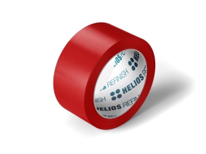 Banda mascare HELIOS REFINISH, premium, 110°, rosie, 36mm x 45m