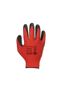 Manusi MERCATOR, Tech red black, latex marimea L - Img 2
