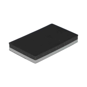 Pad NORTON slefuire manuala, fata dubla, doua densitati, Hard/Soft, 75mmx122mm
