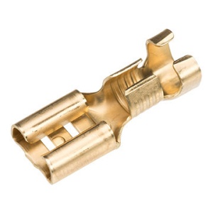 Papuc auto cupru, neizolat, mama, latime 6,3mm, pentru fir de 1,5mm2 - 100buc/set - Img 2