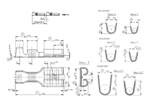 Papuc auto cupru, neizolat, mama, latime 6,3mm, pentru fir de 2,5mm2 - 100buc/set - Img 6