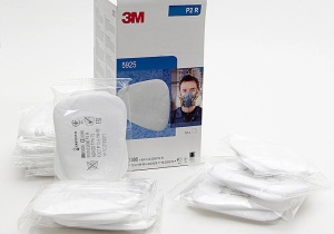 Prefiltru praf 3M 5925 compatibila cu masca de vopsitorie 6200 / 6503QL, set 2 bc